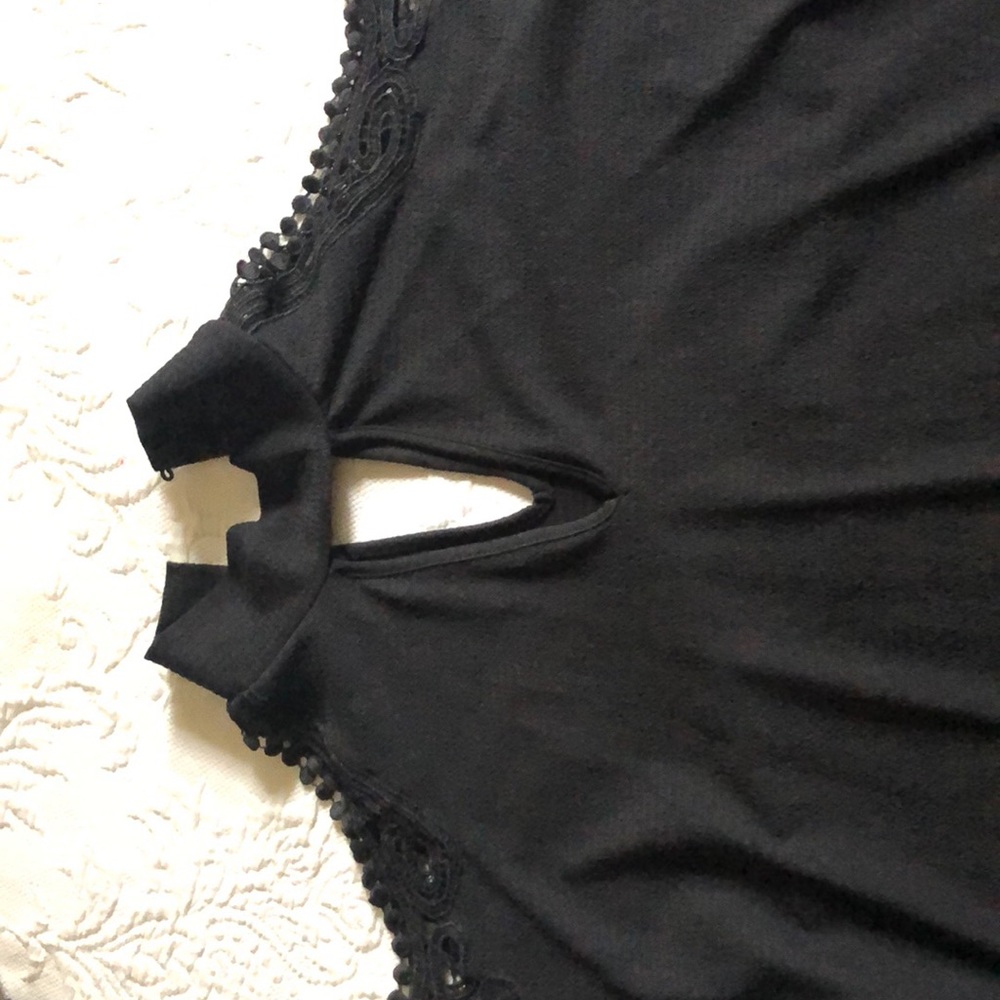 Cold should jersey sleeve style blouse